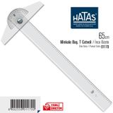 Hatas İnce Bizote 65 cm Oynar Başlıklı T Cetveli