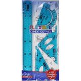 Hatas Mikro Flp-04 Esnek Cetvel 4'lü Pergelli Çizim Set