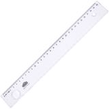 Hataş Neon Şeffaf 30 cm Geniş Plastik Cetvel
