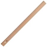 Hatas Tahta Cetvel 50 Cm 2 Adet