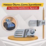 Hatasız Ölçme,Çizme, İşaretleme ve Metre Sabitleme Aparatı | Kalem Tutucu, Hatasız Ölçüm, Kolay Montaj, Marangoz Aleti, Çizme ve İşaretleme