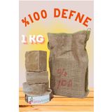 Hataybook Hatay %100 Saf Defne Sabunu 1 Kg Ham Defne Yağı Sabunu 6 Adet