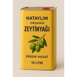 Hataylım Organik Erken Hasat Zeytinyağı 10 Litre Teneke - 10 lt