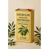 Hataylım Organik Erken Hasat Zeytinyağı 5 Litre Teneke - 5 kg