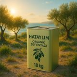Hataylım Organik Naturel Zeytinyağı Riveria 18LT Teneke - 18 lt