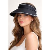 HatClub Exclusive Kadın Güneşlik Vizör Şapka Ayarlanabilir Lastikli Hafif Yazlık Plaj Şapkası