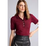 Hatemoğlu Bordo Polo Yaka Regular Fit Tişört