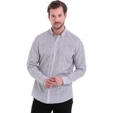 Hatemoğlu Erkek Kahverengi Desenli Slim Fit Gömlek - Kahverengi B.