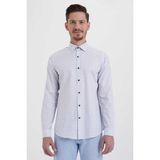 Hatemoğlu Erkek Kareli Slim Fit Mavi Gömlek - XS