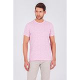 Hatemoğlu Erkek Pembe Baskılı Regular T-shirt - XS