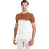 Hatemoğlu Erkek Tarçın Slim Fit Desenli Bisiklet Yaka Tişört - XL