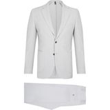 Hatemoğlu Gri Slim Fit Mono Yaka Casual Takım Elbise - 52