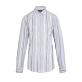 Hatemoğlu Kahverengi Çizgili Slim Fit Gömlek