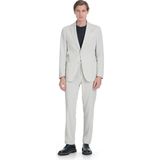 Hatemoğlu Keten Slim Fit Mono Yaka Casual Takım Elbise - 6 Drop - 48