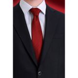 Hatemoğlu Kırmızı Düz Kravat 261810etc002 B68 Bordo - Antrasit