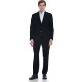Hatemoğlu Lacivert Slim Fit Mono Yaka Casual Takım Elbise - 6 Drop - 50