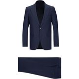 Hatemoğlu Lacivert Slim Fit Sivri Yaka Klasik Takım Elbise - 6 Drop - 56