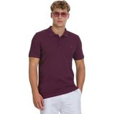 Hatemoğlu Mor Regular Fit %100 Pamuk Polo Yaka Tişört