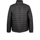 Hatemoğlu Siyah Regular Fit Hakim Yaka Şişme Mont Unisex Kullanıma Uygun 100% Polyester Kumaş - XS