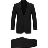 Hatemoğlu Siyah Slim Fit Mono Yaka Casual Takım Elbise - 6 Drop - 54