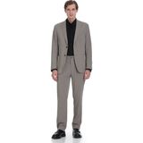 Hatemoğlu Vizon Slim Fit Mono Yaka Casual Takım Elbise - 6 Drop - 56