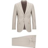 Hatemoğlu Vizon Slim Fit Sivri Yaka Takım Elbise - 6 Drop - 48