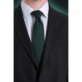 Hatemoğlu Yeşil Düz Desenli Kravat 100% Micro Polyester Malzeme ile Şık Tasarım - Standart - Yeşil - Açık Mavi