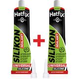 Hatfix Sıkılabilir Tüpte Silikon - Şeffaf
