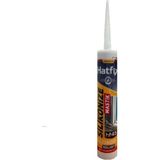 Hatfix Silikonize Mastik Beyaz 450 Gr Suya Dayanıklı Kullanım İçin Uygun