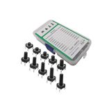 Hatfon Elektronik 200 Parça Tact Switch Seti 6x6 Dip Kılıf 10 Farklı Boy Plastik Çantada