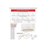 Hatfon Elektronik 460 Adet Xh2,54 Jst Konnektör Seti 2,54mm 2-6 Pim Takım 5 Çeşit Şeffaf Çantada