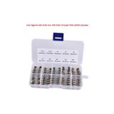 Hatfon Elektronik Cam Sigorta Seti 5x20 mm 100 Adet 10 Çeşit 250v Şeffaf Çantada