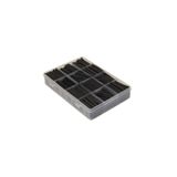 Hatfon Elektronik Makaron Seti Siyah 625 Parça Plastik Çantada