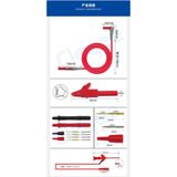 Hatfon Elektronik P1300F 26 parça Çok Işlevli Değiştirilebilir Multimetre Probu Test ölçüm Kablo kiti
