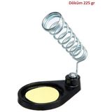 Hatfon Havya Sehpası - Havya Standı Döküm Yuvarlak Yaylı 70X100 mm Süngerli