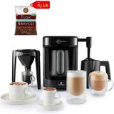 Hatır Barista Cappuccino ve Türk Kahve Makinesi Antrasit Türk Kahvesi