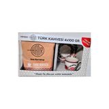 HATIR Karaca Hatır Orta Kavrulmuş Bol Köpüklü Türk Kahvesi 4 * 100 Fincan Hediyeli