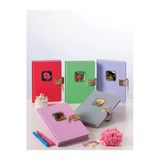Hatıra Defteri Kilitli Kalp Seri 96 Yaprak 14X20 Cm 90 Gram Bhe0494 (Asorti)