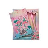 Hatira Defteri Kilitli Kiz Modeli Gunluk Defteri Flamingo Hediye Kutulu 80 Yaprak Cizgili 1 Adet I Love Summer