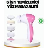 Hatıra Kutusu 5’i 1 Arada Yüz Temizleme Cihazı – Masaj, Fırça, Peeling ve Krem Uygulama Aparatlı - Lisinya
