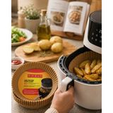 Hatıra Kutusu Airfryer Pişirme Kağıdı 100 Lü Yapışmaz Yağ Geçirmez Kağıt - Lisinya