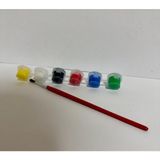 Hatıra Kutusu Akrilik Boya 6 Lı 3 ml Fırça Hediyeli