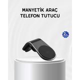 Hatıra Kutusu Araç Içi Manyetik Telefon Tutucu Güçlü Klipsli ve 360 Derece Ayarlanabilir - Lisinya
