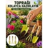 Hatıra Kutusu Bahçe El Aletleri Seti Toprak Düzenleme ve Dikim Aparatı - Lisinya