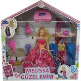 Hatıra Kutusu Bebek Yedek Elbiseli ve Aksesuarlı - 1115-21 - Pembe (Lisinya)