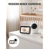 Hatıra Kutusu Büyük Ekranlı Bebek Kamerası Canlı Izleme ve Ses Dinleme Yeni Nesil - Lisinya