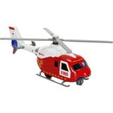 Hatıra Kutusu Çek Bırak Metal Helikopter 20 cm - Kırmızı (Lisinya)