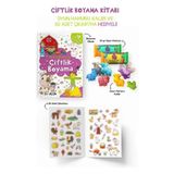 Hatıra Kutusu Çiftlik Boyama Kitabı - Oyun Hamurlu - 3 Yaş +
