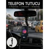 Hatıra Kutusu Dikiz Aynası Telefon Tutucu Katlanabilir Ayarlanabilir Araç Içi Telefon Standı - Lisinya