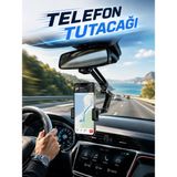 Hatıra Kutusu Dikiz Aynasına Monte Telefon Tutucu Katlanabilir Ayarlanabilir Araç Içi Telefon Standı - Lisinya